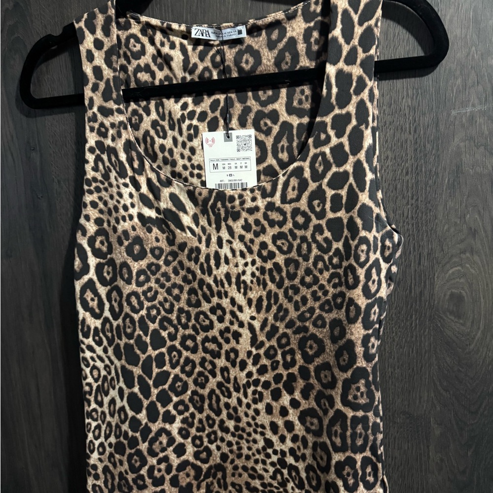 Zara Animal Print Women's Tank Top